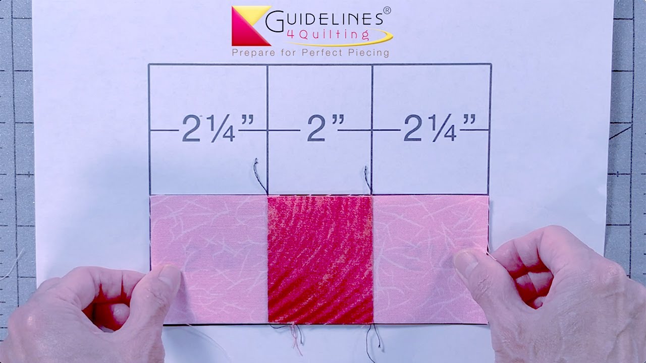 How to Sew Perfect Scant Quarter Inch Seams for Quilting