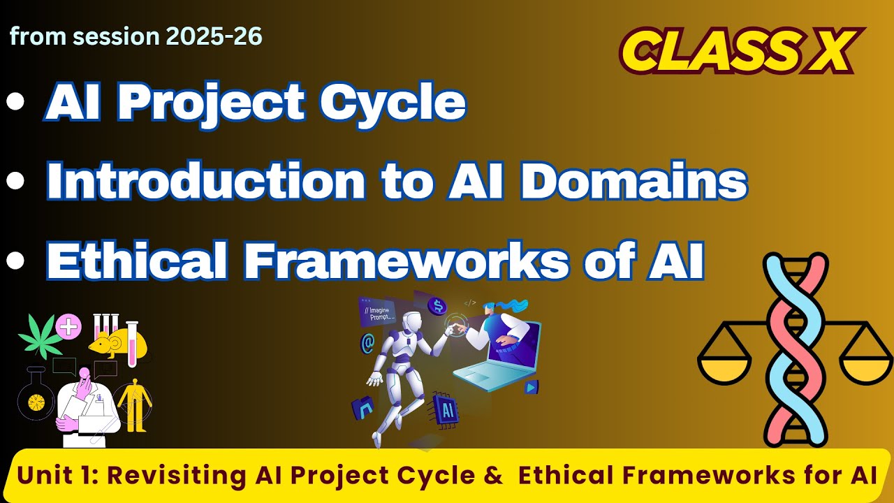 Revisiting AI Project Cycle &  Ethical Frameworks for AI | Unit - 1 | Class10 AI | 2025-26