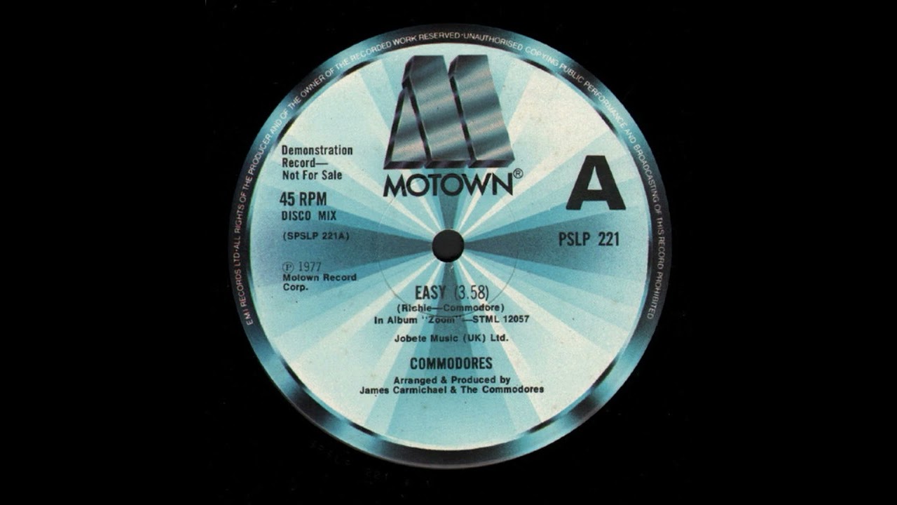 Commodores -  Easy (HQ Audio)
