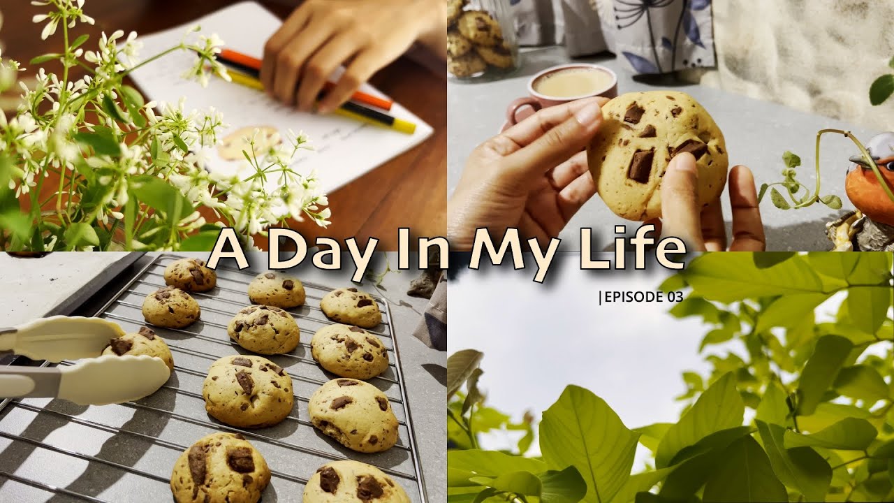 The day felt slow, so I baked Chocolate Chip Cookies #homecooked #cozyvlog