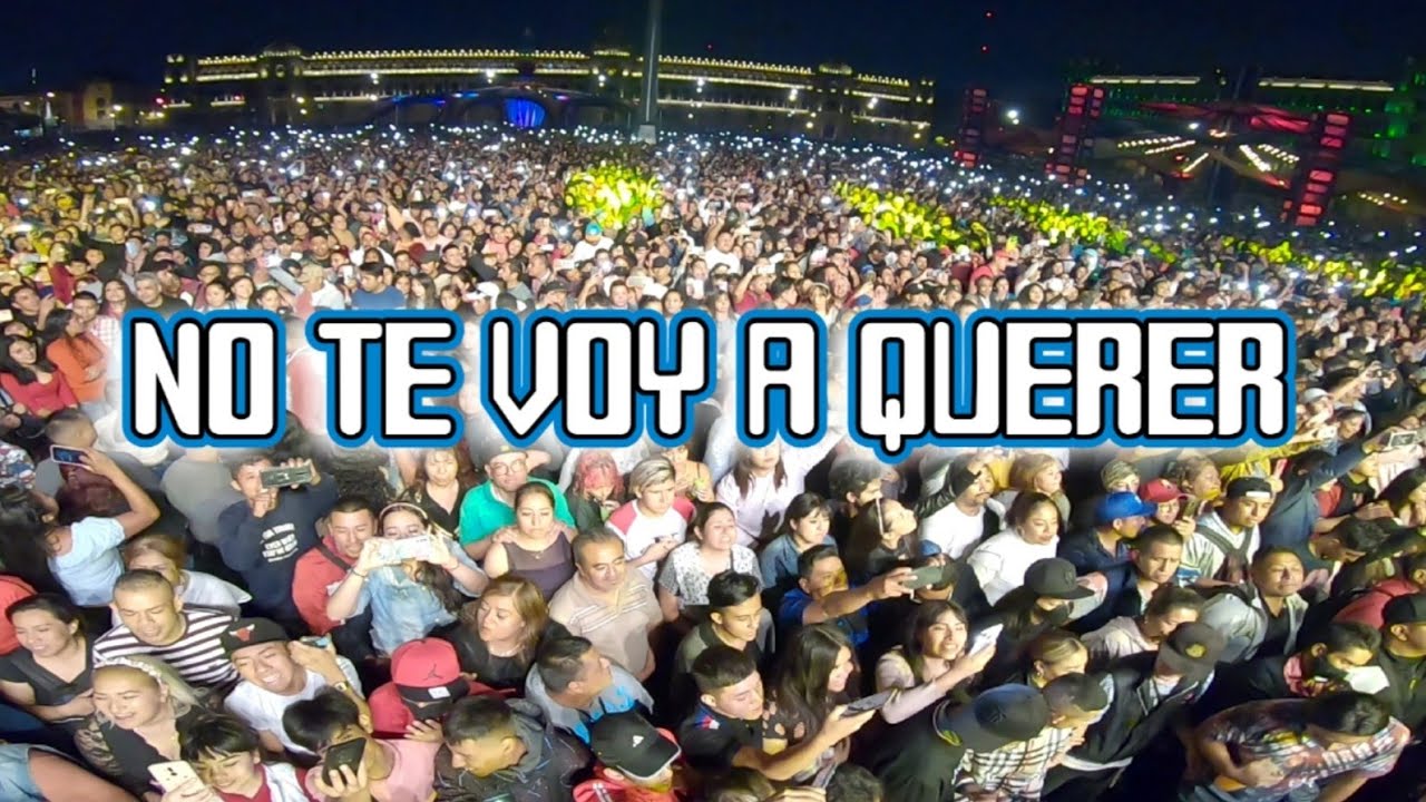 NO TE VOY A QUERER Salsa del recuerdo mexicanos la cantan en el zócalo de la CDMX 2023.