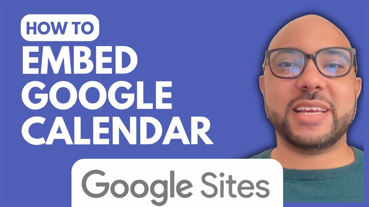How to Embed Google Calendar in Google Sites