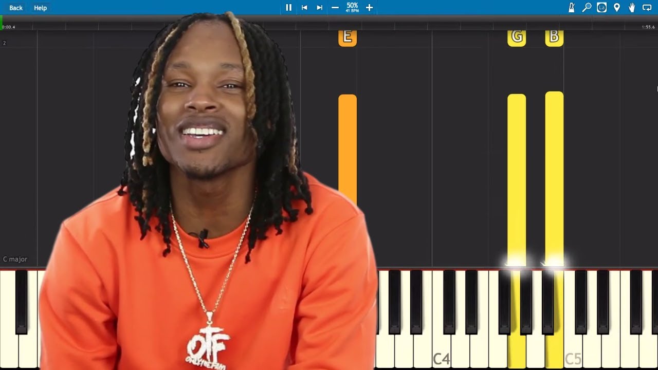 King Von - Crazy Story - Piano Tutorial