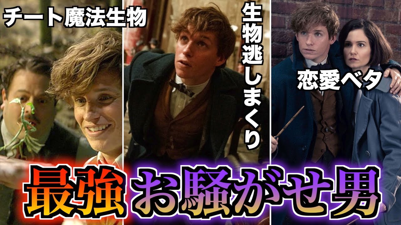 【チートすぎる主人公】奇人お騒がせ男ニュート・スキャマンダーを徹底解説！