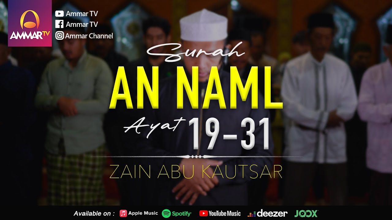 SURAT AN NAML AYAT 19-31 | IMAM SHOLAT MERDU | ZAIN ABU KAUTSAR