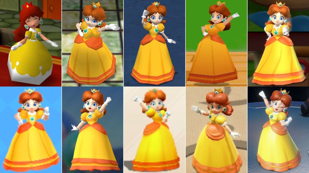 Evolution Of Princess Daisy In Mario Party Games [2000-2024]