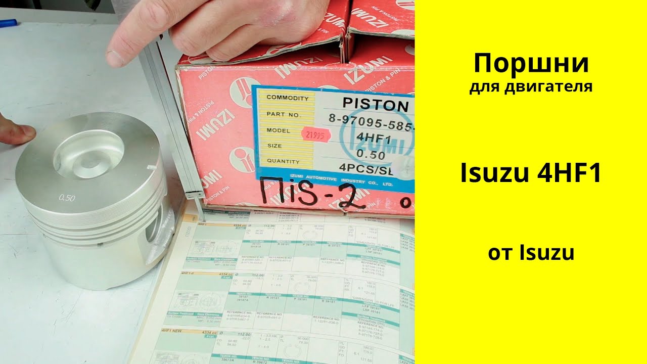 4HF1 (4.3L) Isuzu поршни Izumi 8970955851 (39181)