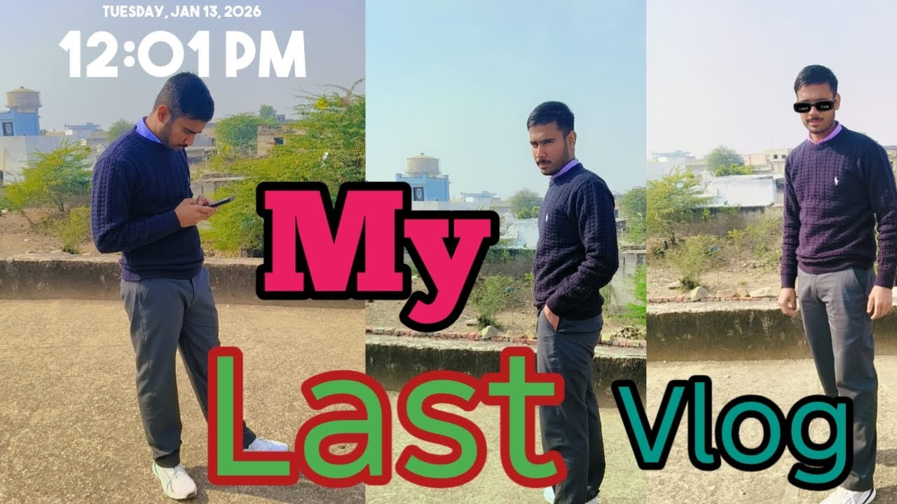 ||My Last Vlog || Comeback 6 Months 🙏