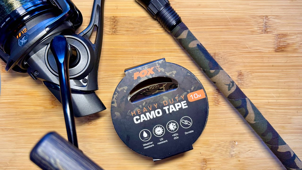 Come usare il Fox Camo Tape per le tue canne da carpfishing