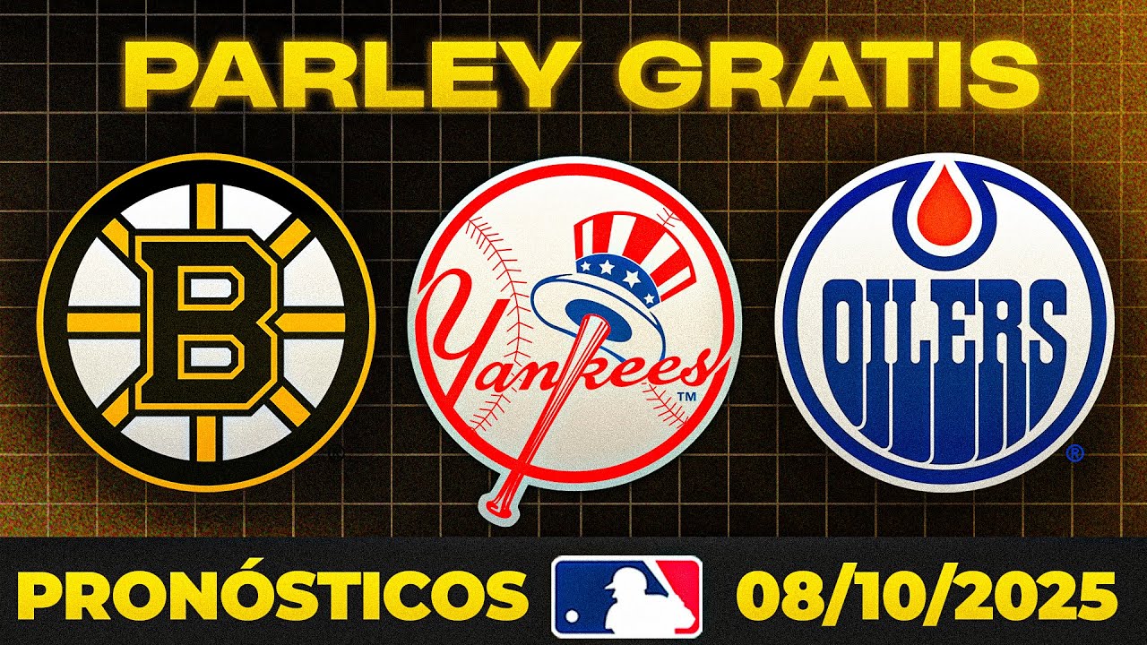 🔥 PRONOSTICOS DE MLB Y NHL PARA HOY 8 DE OCTUBRE🔥 PARLEY GRATIS