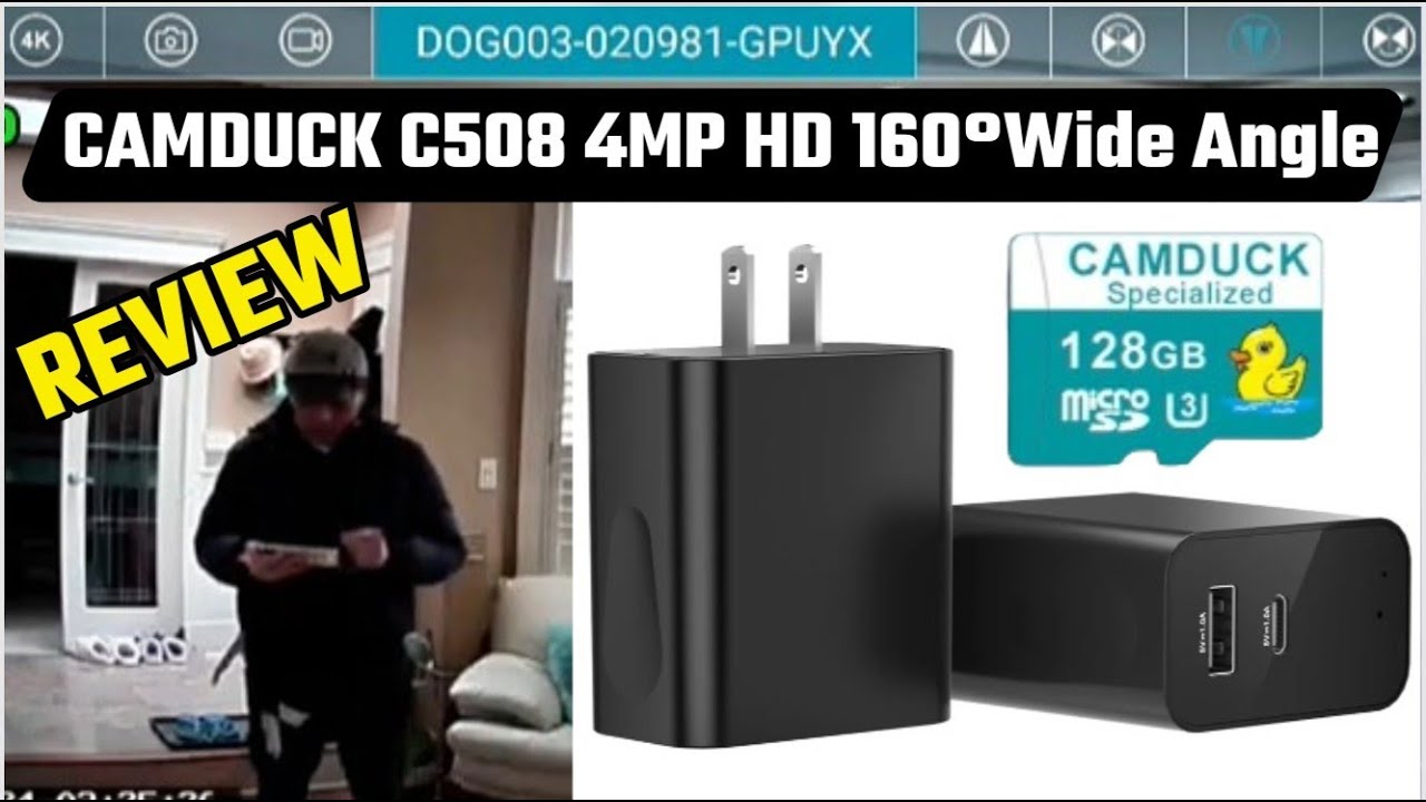 Обзор скрытой камеры видеонаблюдения Camduck C508