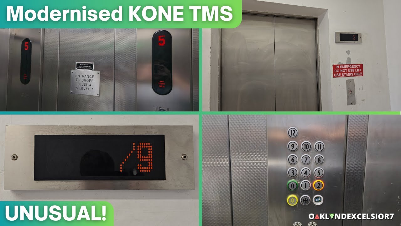 ROUGH Modernised KONE TMS Lift at Eldon Garden Car Park in Newcastle
