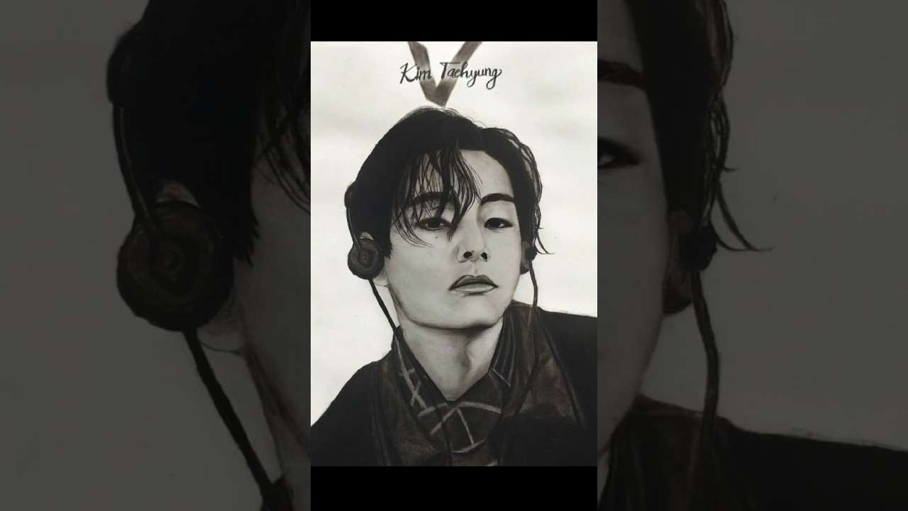 How to draw Taehyung 🔥 