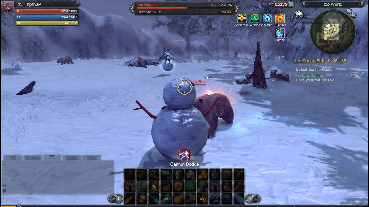 RaiderZ Ice Queen Raid [Lv26-35] Sorcer Solo