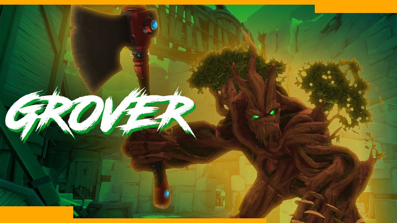 TIVE QUE JOGAR DE GROVER DANO?! ft.frzgod l Paladins Ranked