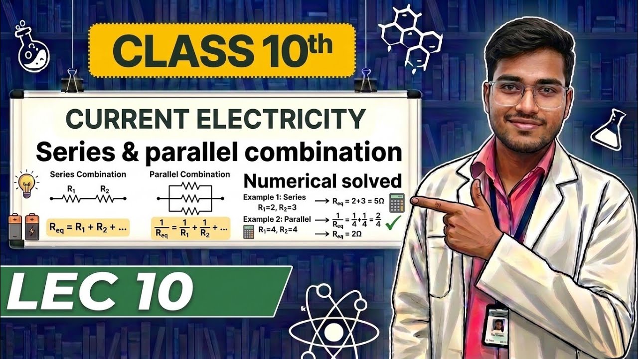 Current Electricity ll विद्युत धारा ll Lec 10 ll Class 10 ll Deep NCERT ll Shyam Suman ll BSEB 