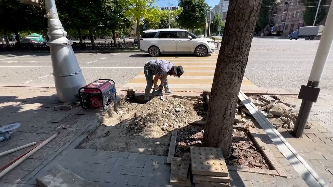 В Грозном ведется комплексная работа по благоустройству города