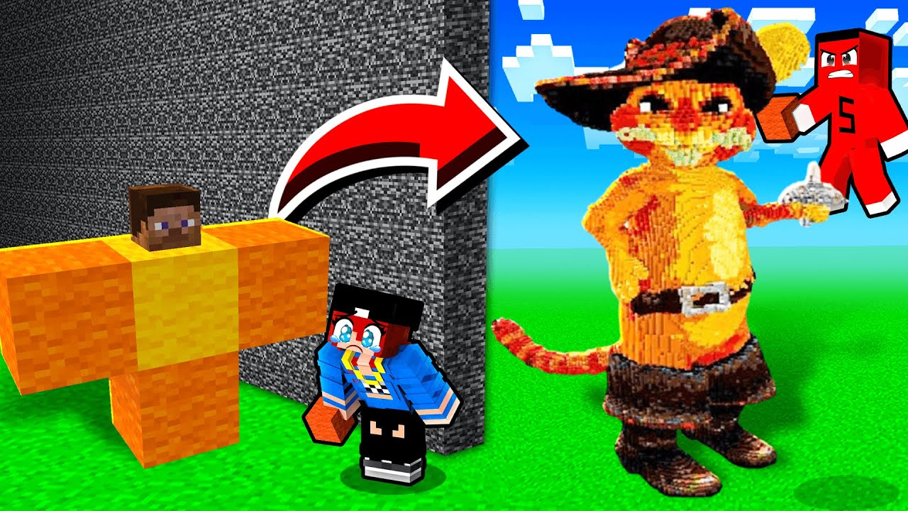HASANI YAPI KAPIŞMASINDA &Ccedil;İZMELİ KEDİ ile TROLLEDİM !! - Minecraft