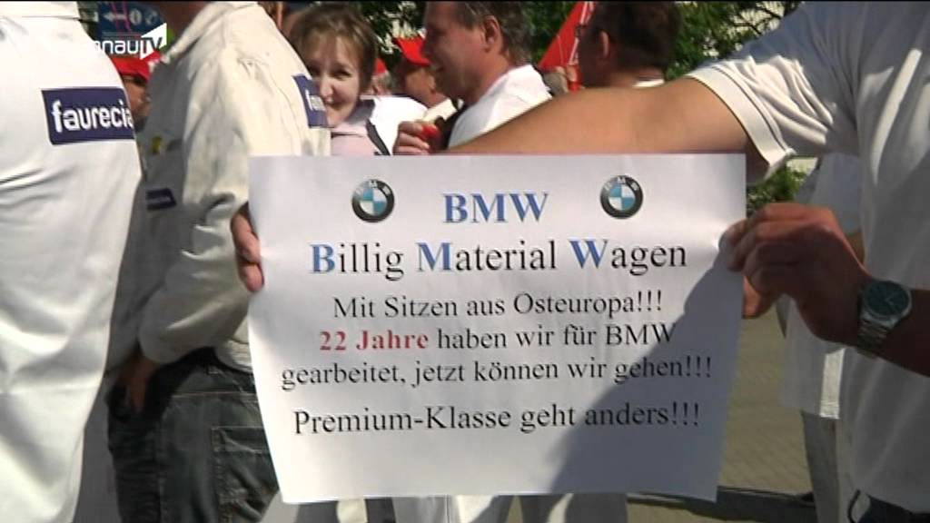 Faurecia Protestaktion