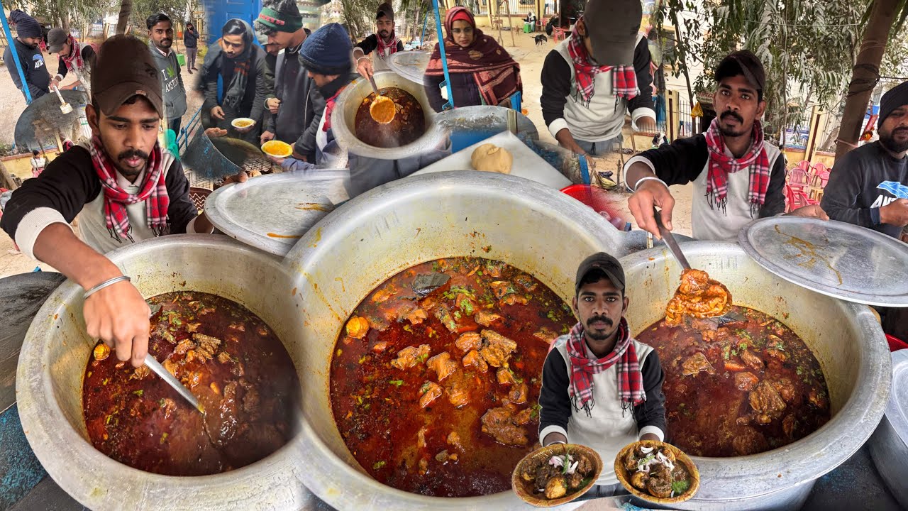 पुराना सचिवालय सूचना विभाग ATS ऑफिस के कर्मचारी भी आते है यहाँ का देसी चिकेन लिट्टी चाप खानें 
