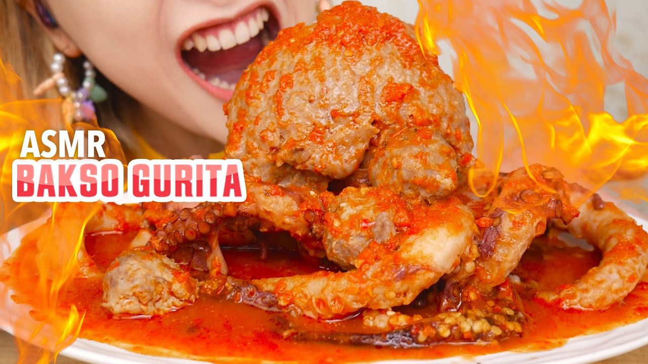 #163 Request ASMR BAKSO GURITA JUMBO PEDESNYA GA WAJAR!! (Whispering) | ASMR Indonesia