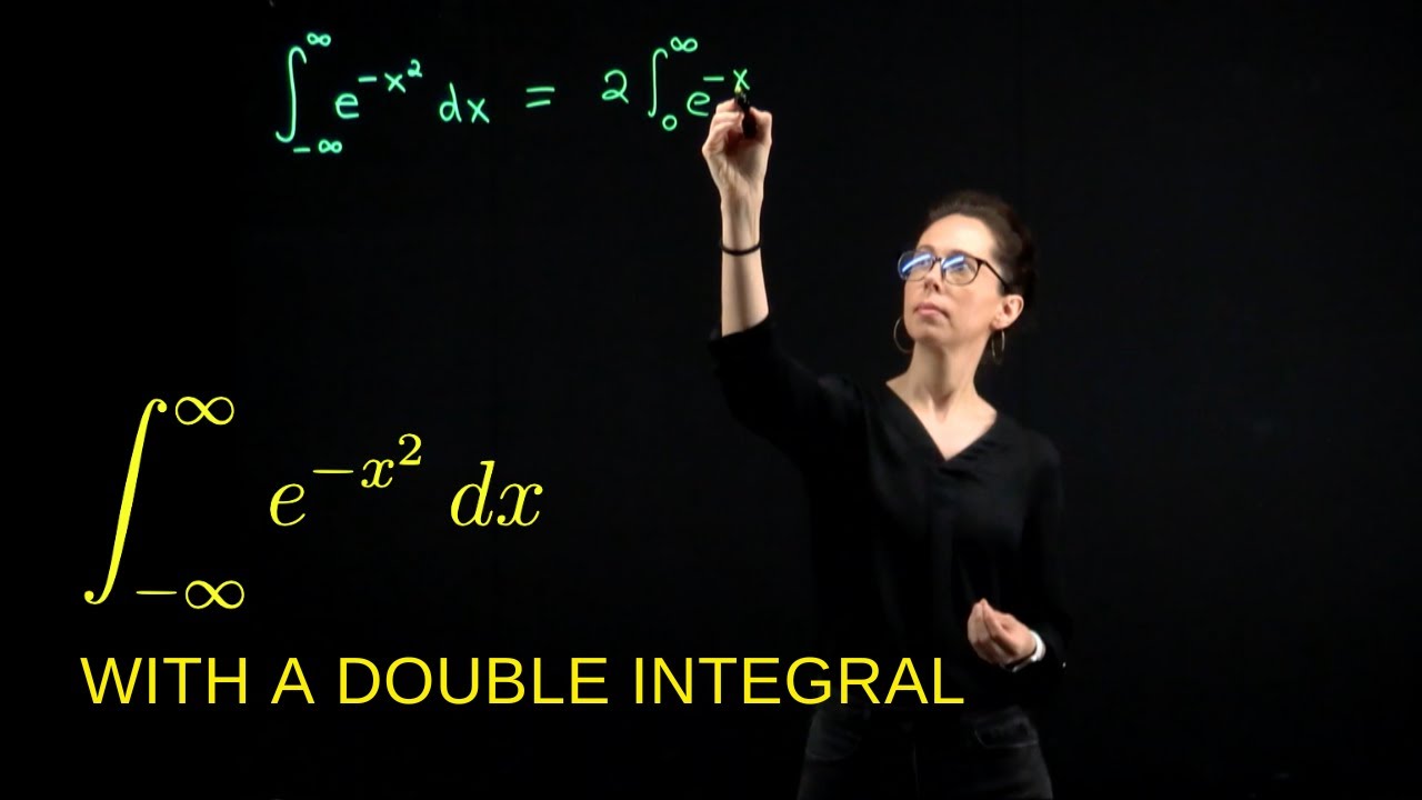 Integrate e^(-x^2) using a double integral, Multivariable Calculus