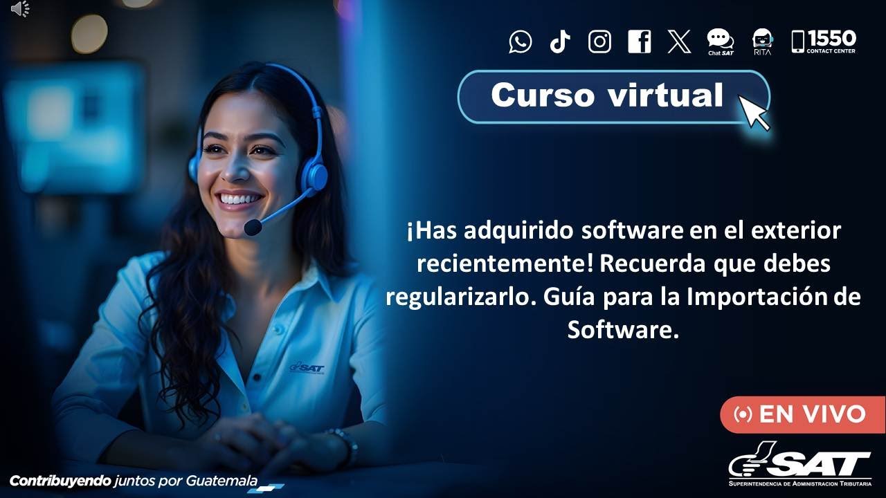 ¡Has adquirido software en el exterior recientemente! Recuerda que debes regularizarlo.