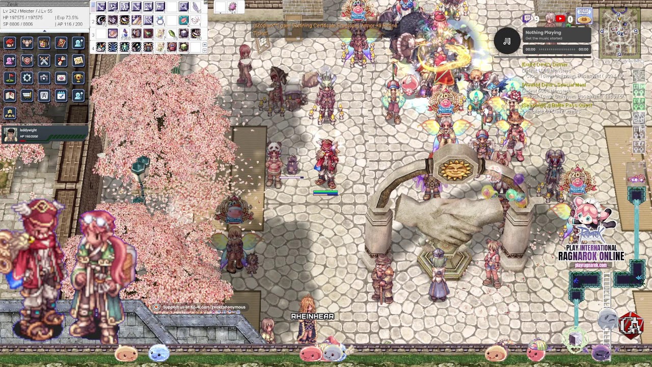 GAMBA! GAMBA! GAMBA! Prontera Night Market! || Ragnarok Online || [English][iRO; Chaos]