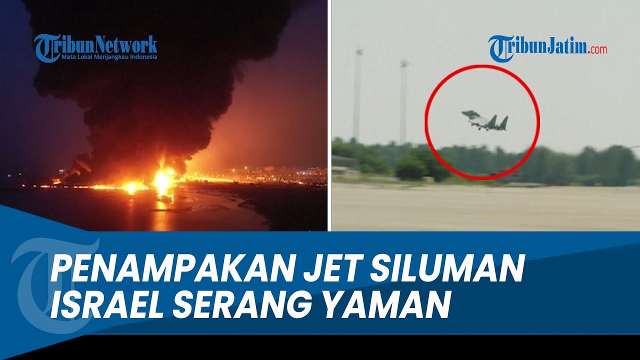 PENAMPAKAN Puluhan Jet 'Siluman' Israel Serang Yaman, Tempuh Jarak 1.800 Km