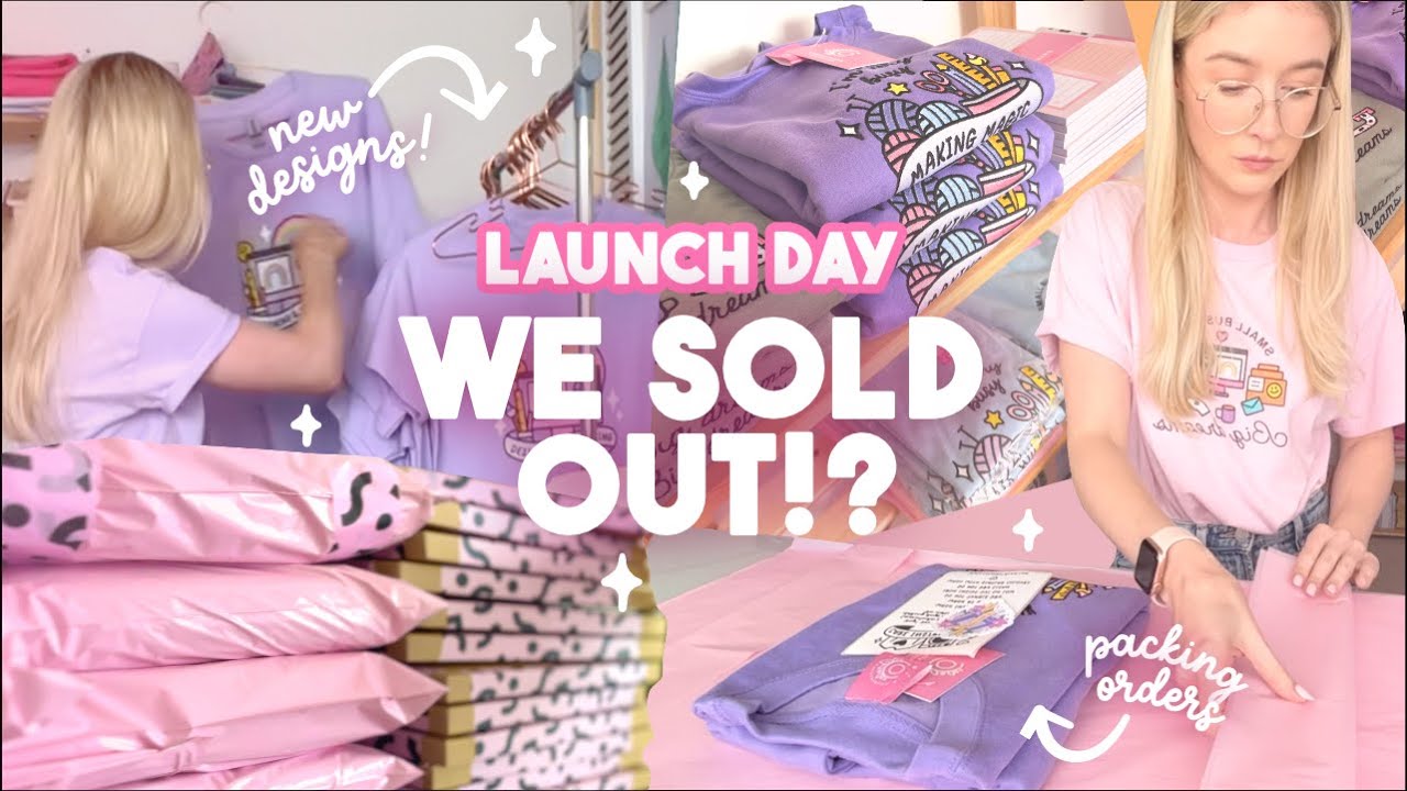 STUDIO VLOG | Launching New Products, Prepping for a Shop Update & Packing Orders