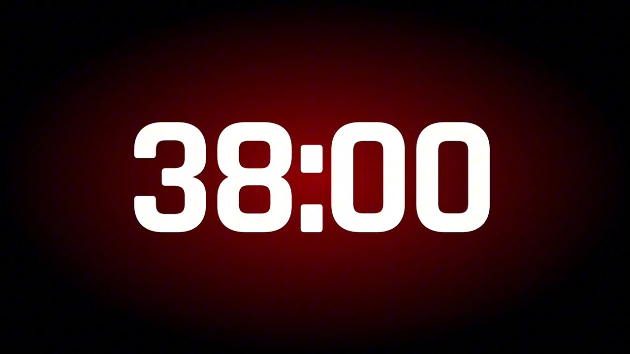 38 MINUTES TIMER ALARM ⏰ (38:00)