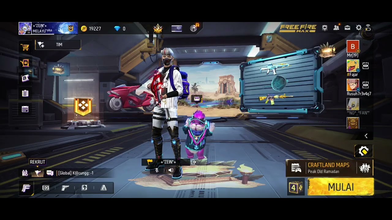 GG! Aku Lanjutkan Petualanganku Di Free Fire Dan Aku Ketempat Peak Old😀