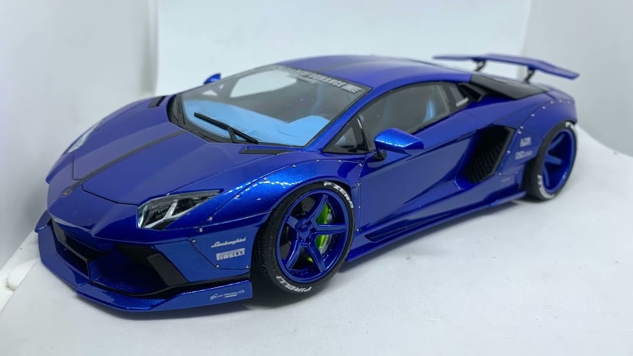 Aoshima Liberty walk aventador 1/24