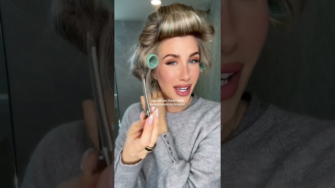tips for using velcro rollers 🤍 how i get a blowout to last! #rollers #velcrorollers #blowout #blowo