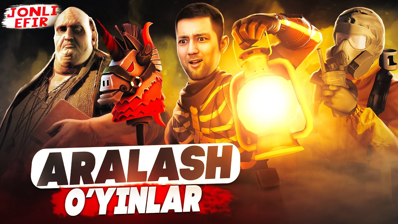 JONLI EFIR - ARALSH O'YINLAR O'YNAYMIZ | UZLIDER