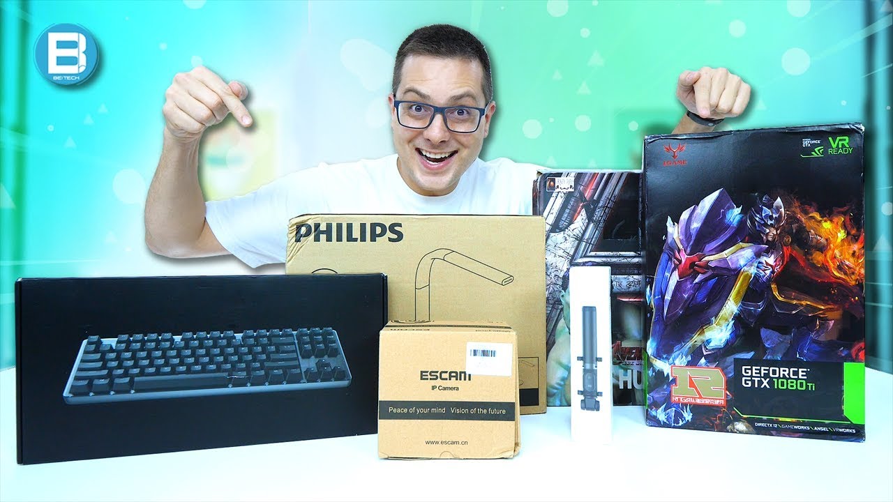MEGA UNBOXING RAIZ do BE!TECH!  NÃO FALTA GADGET TOP AQUI!