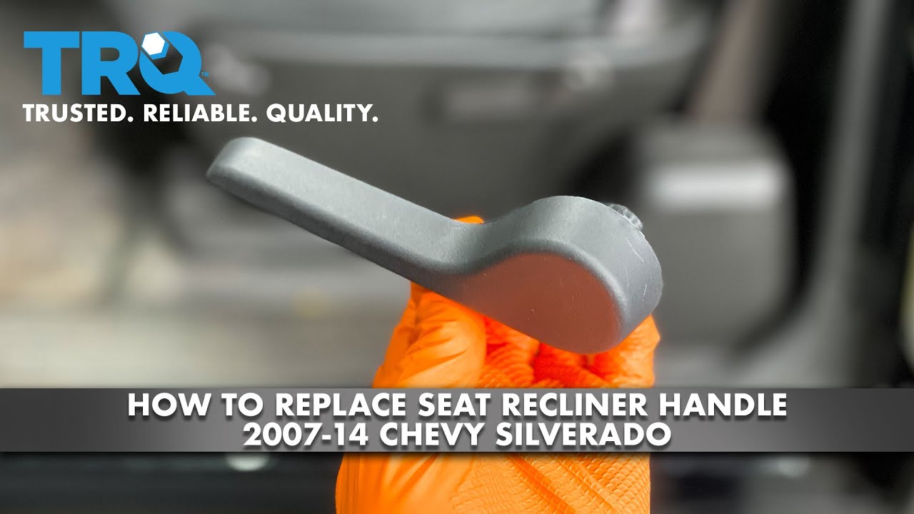 How to Replace Seat Recliner Handle 2007-14 Chevy Silverado