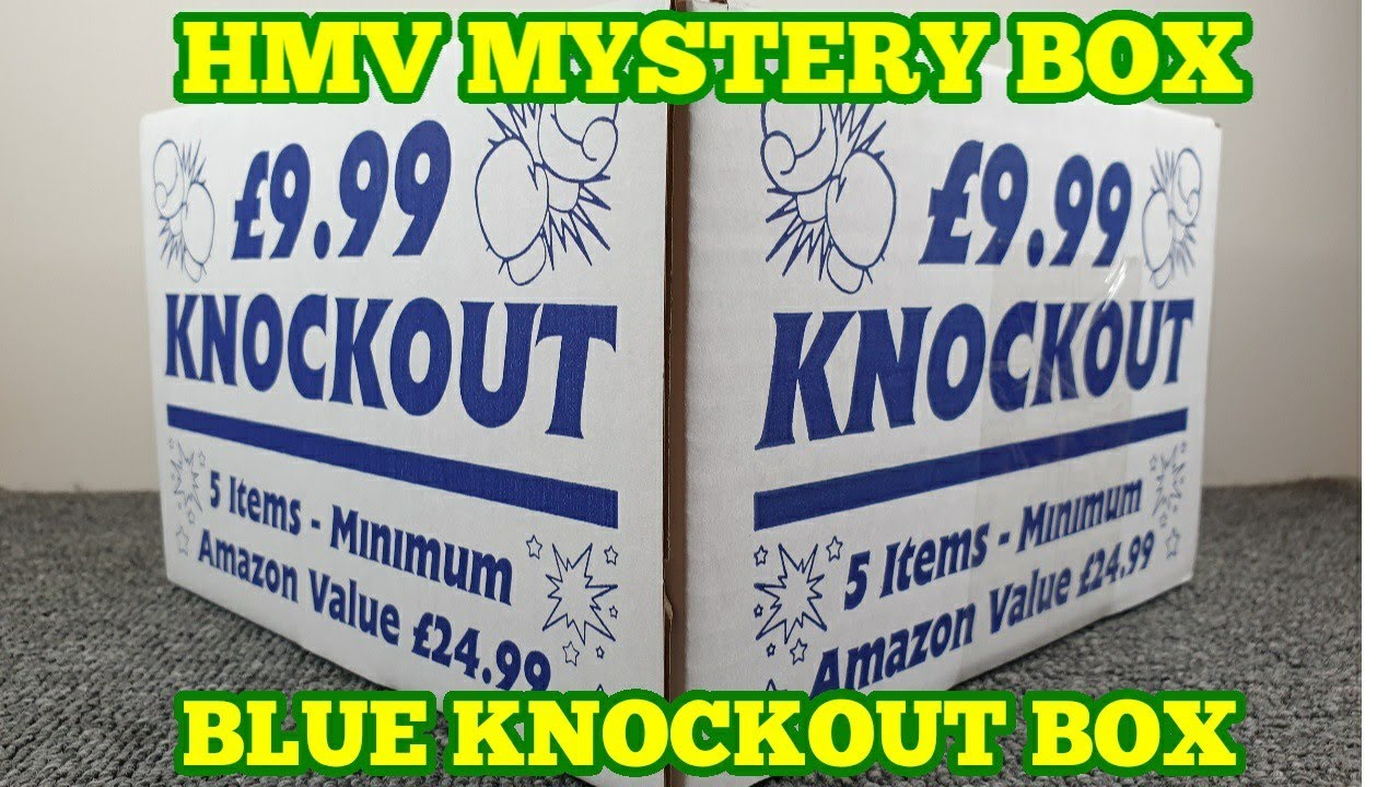 HMV Mystery box unboxing, blue 9.99 Knockout box!