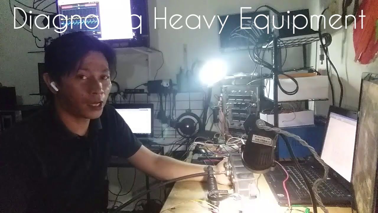 Excavator Hyundai Cara Test Motor Gas