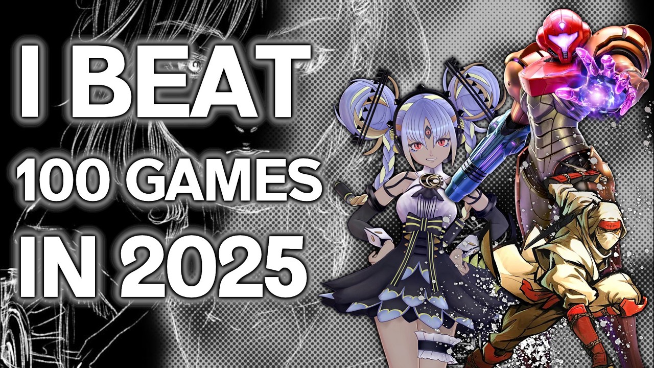 I beat 100 games in 2025