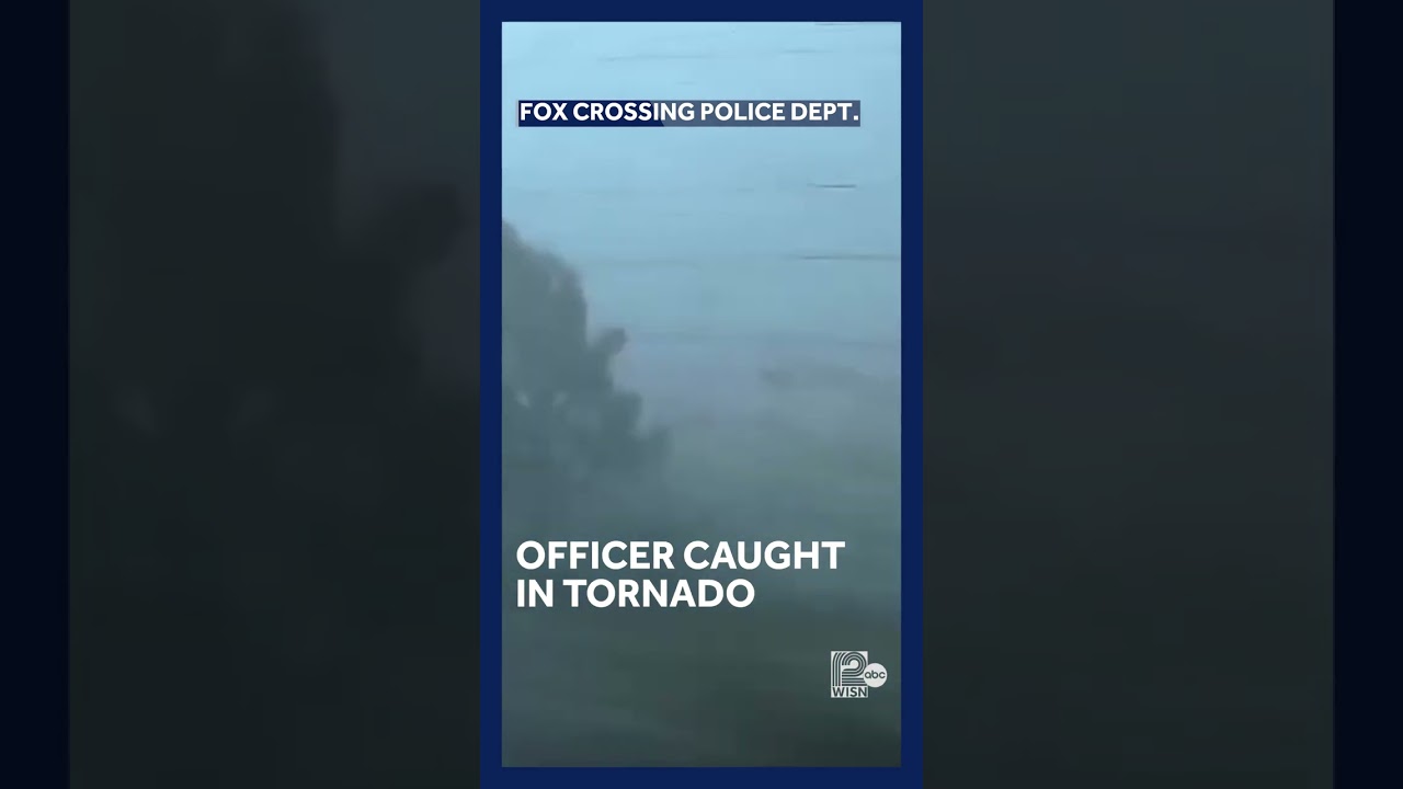 Fox Crossing Police Officer Caught in Tornado