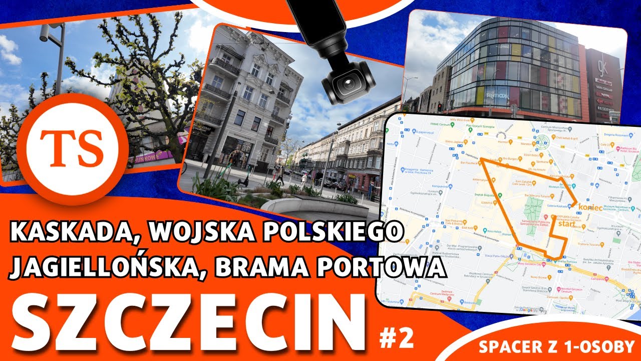 Szczecin #2 - Wojska Polskiego, Brama Portowa, Jagiellońska, Kaszubska - Spacer Walkingtour 4K 2024