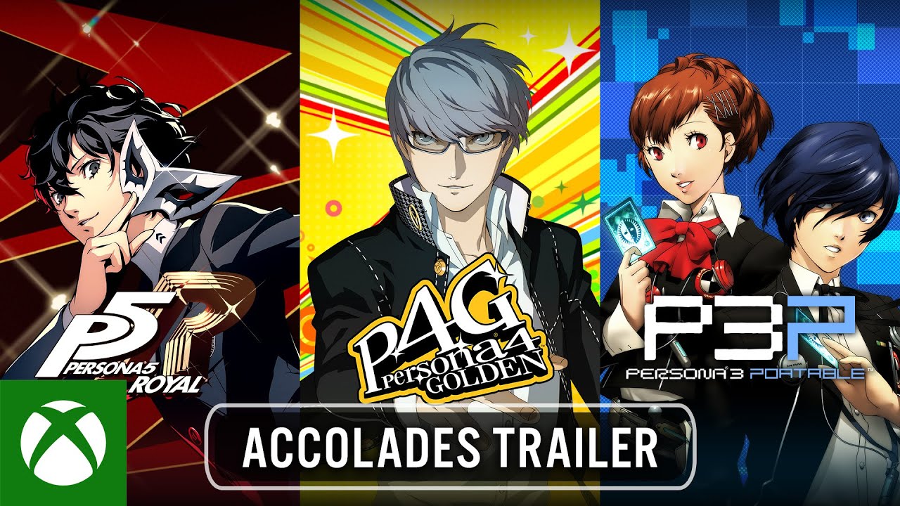 Persona 5 Royal, Persona 4 Golden, & Persona 3 Portable &mdash; Accolades Trailer