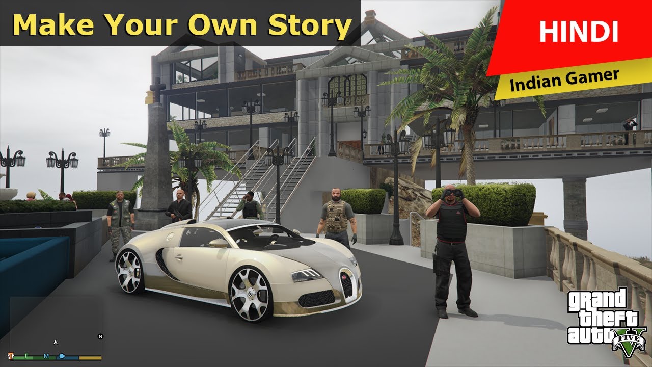 GTA 5 - How to make your own Car Stealing Story | TechnoGamerz | Hindi