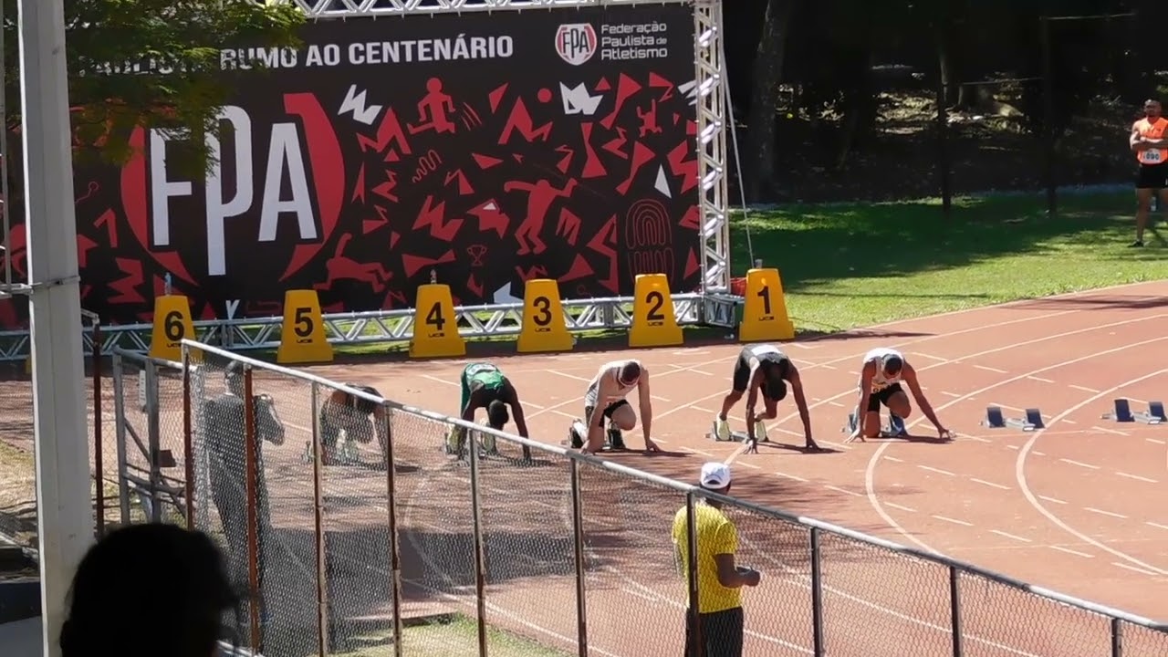 100m masculino cat 35 - Paulista Master 2023