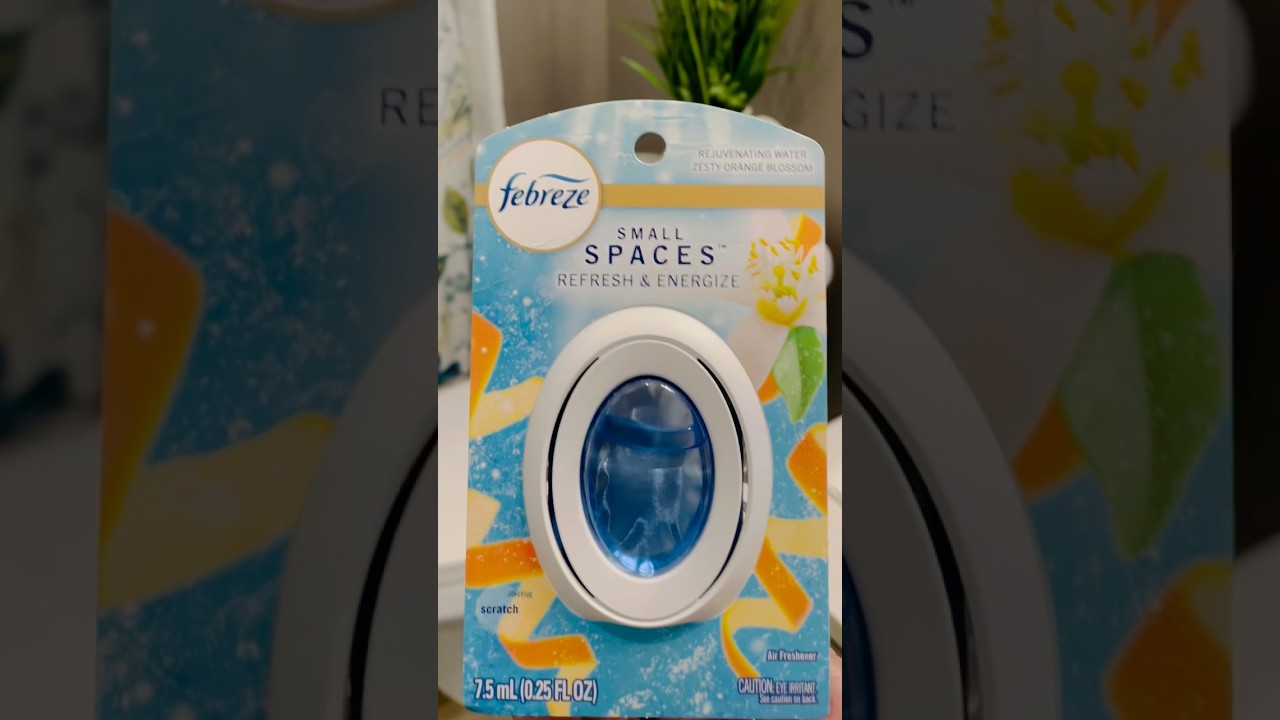 Febreze Small Spaces Air Freshener is perfect for my small Bathroom 🚽