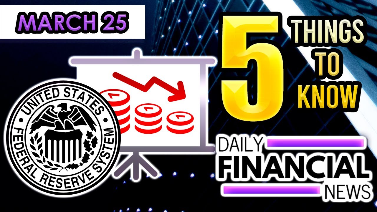 March 25 Financial News: Fed FORECASTS A RECESSION, Where Did $33B Go, Housing Crash 19%, Home Sales