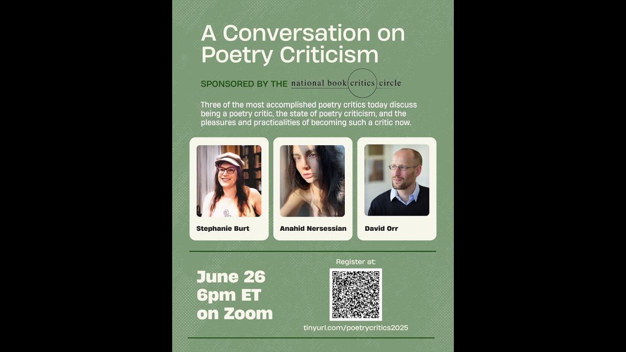 A Conversation on Poetry Criticism