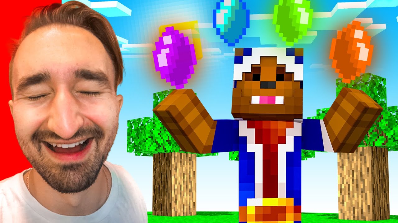 Кража драгоценных камней у Хенви в лагере Minecraft