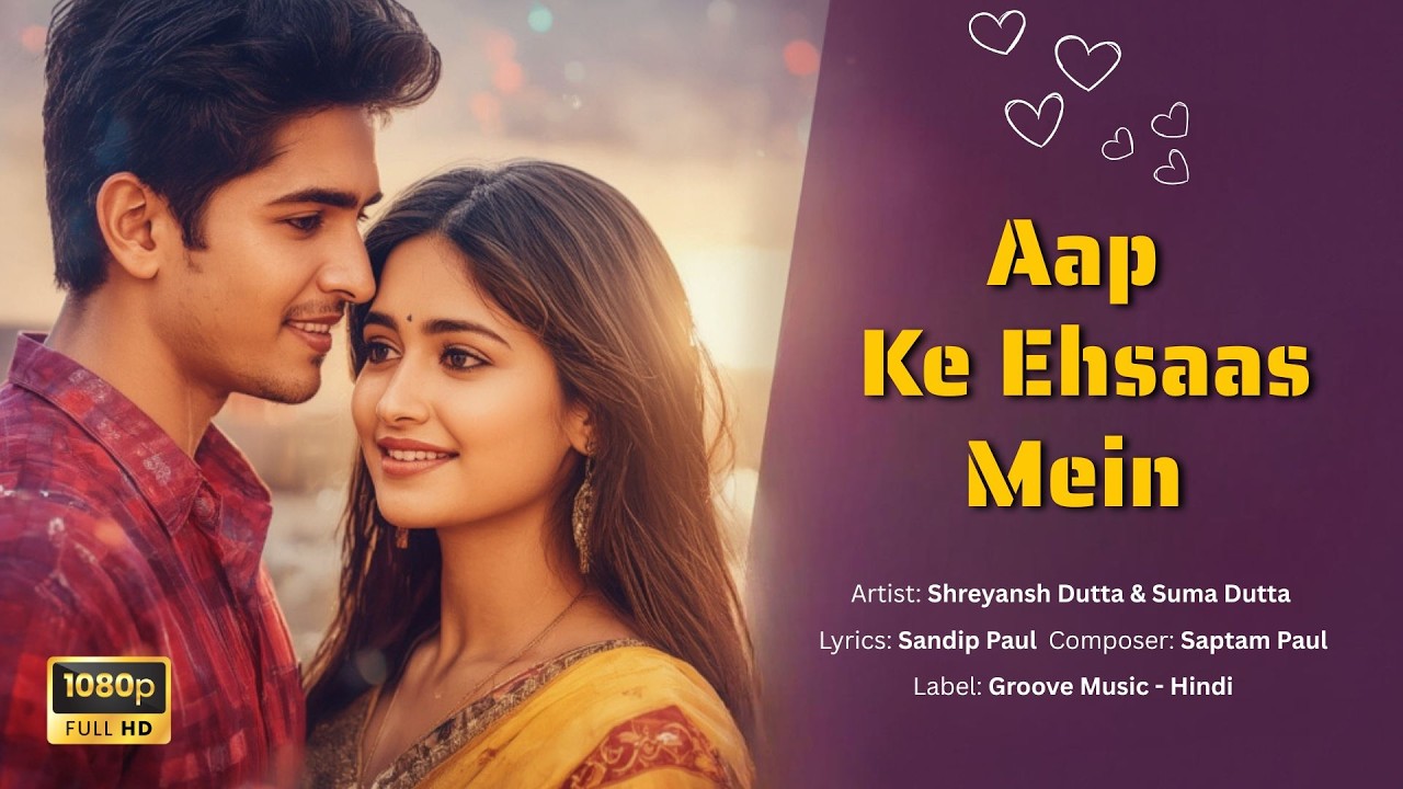 🎵Aap  Ke Ehsaas Mein | Bollywood Romantic Song 2025 | Groove Music Hindi Presents🎵
